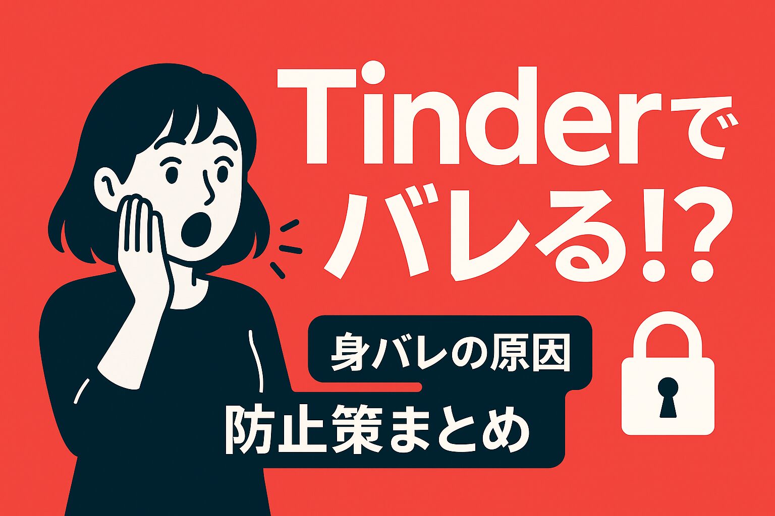 Tinderでバレる原因と防止策まとめ｜身バレを避けたい人必見！